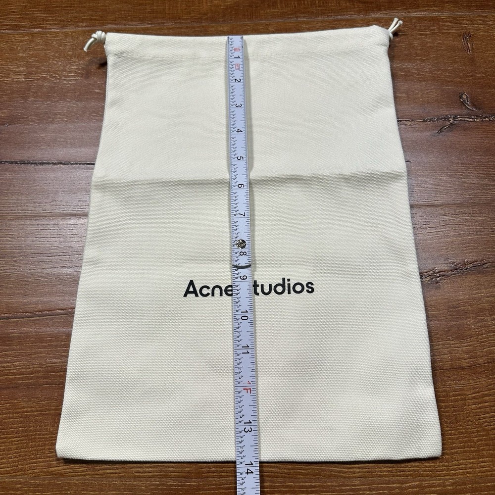 Acne Studios Dust Bag 14"x10" Off White Drawstring Cover Protector Storage Gift