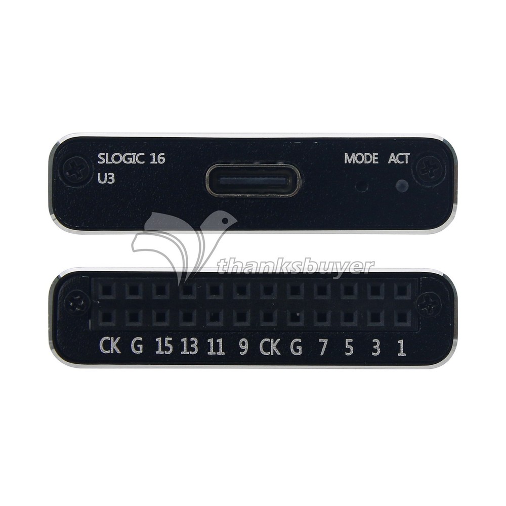Sipeed SLogic16U3 Mini 16CH High Speed USB3.0 Logic Analyzer 800M Sampling Rate
