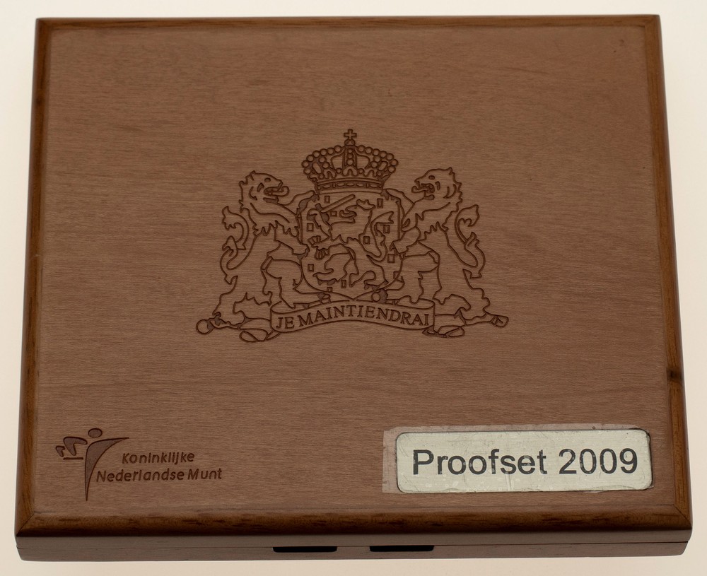 Netherlands - Proof Set 2009 - Wood Case + COA