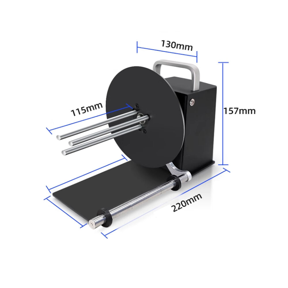Automatic Label Rewinding Machine Bar Code Label Rewinder Two-way Label 110MM