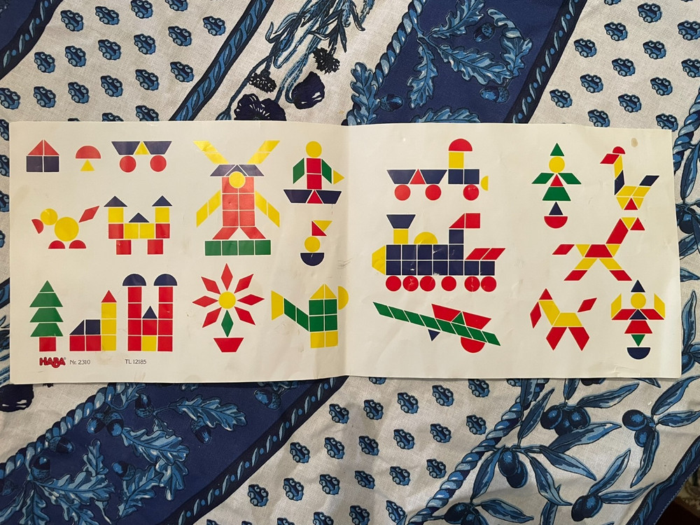 HABA Pattern Design Play Imaginative Patterns Block Shape Game Made in Germany