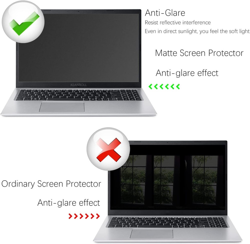 Apple MacBook Pro 15 Matte Anti Glare Screen Protector 3 Pack LCD Protective