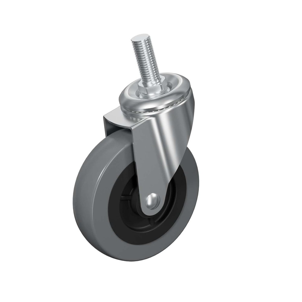 High-Performance 2.5 Inch Creeper Casters - 6 Pack Replacement for Service Carts