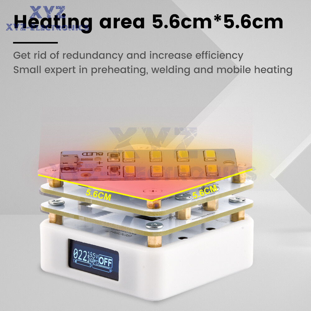 Mini Digital Adjustable Constant Heating Table Welding Hot Plate Preheater Table