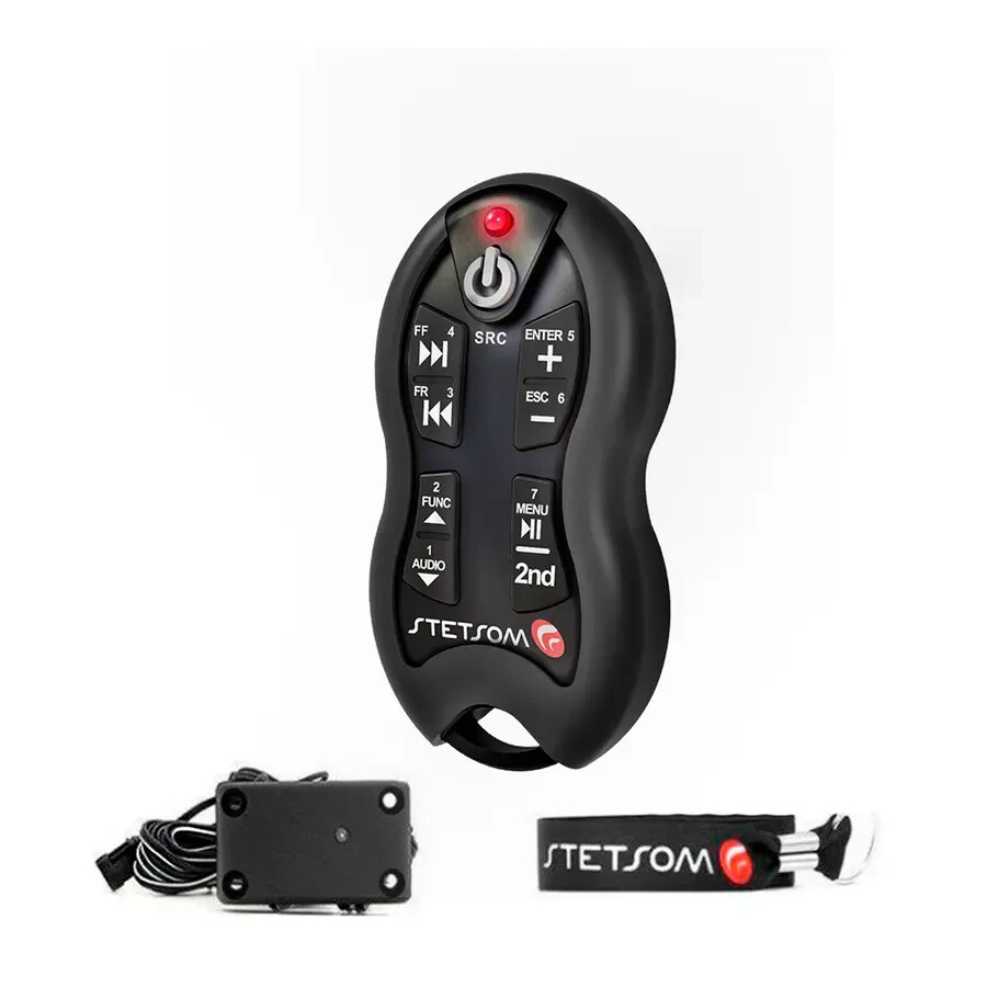 Stetsom SX2 Long Range Multi Function Audio and Video Remote Control - Black