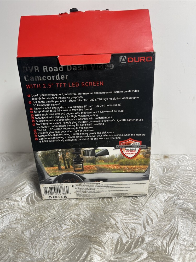 ADuro DVR Road Dash Video Camcorder