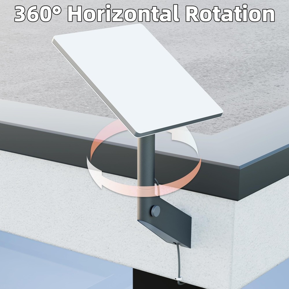Starlink Mini Wall Mount, 360 Adjustable Starlink Mini Bracket, Gray