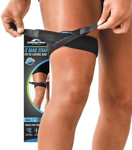 IT Band Strap Thigh Compression Wrap for Men & Women – Knee & Hamstring Support