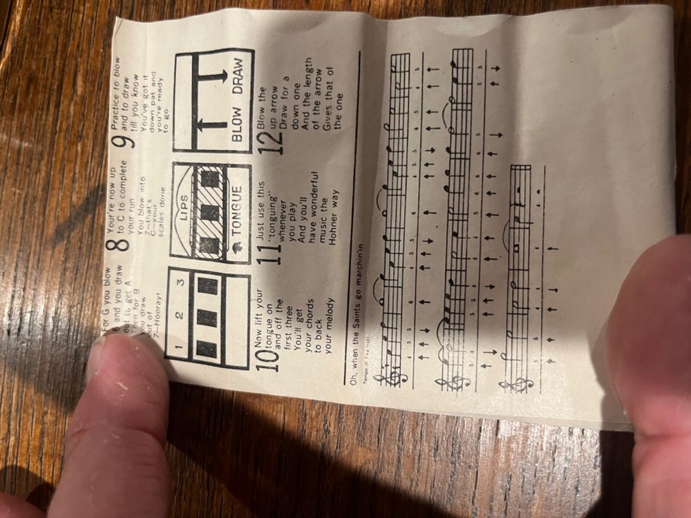 vintage- The American Ace Harmonica