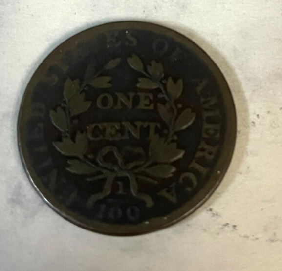 1803 Draped One Cent Small Date #989