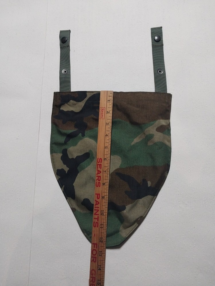 Woodland Camouflage Groin Protector Large SHELL ONLY