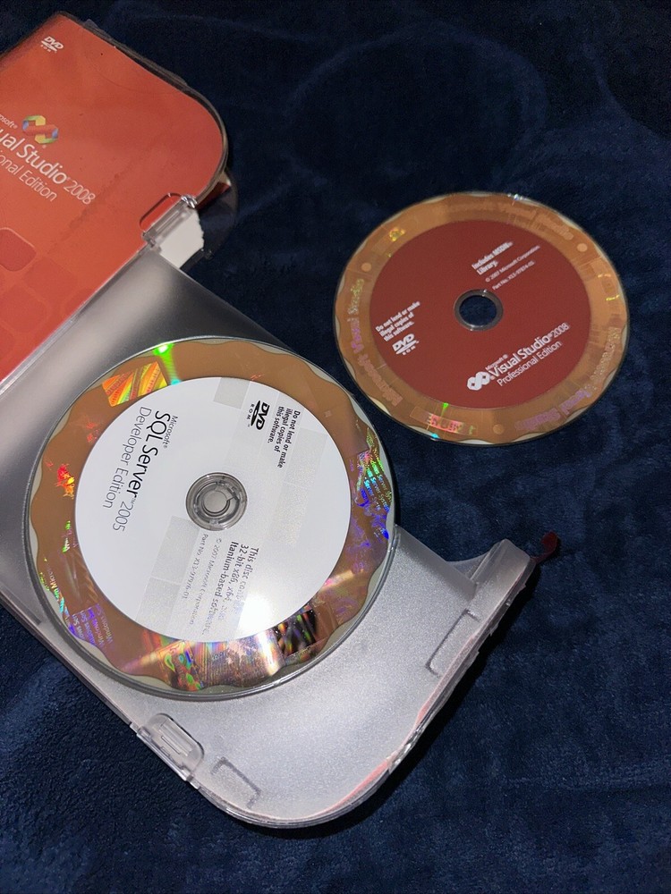 Microsoft Visual Studio 2008 Professional, SKU C5E-00245 + SQL Server 2005 w/key