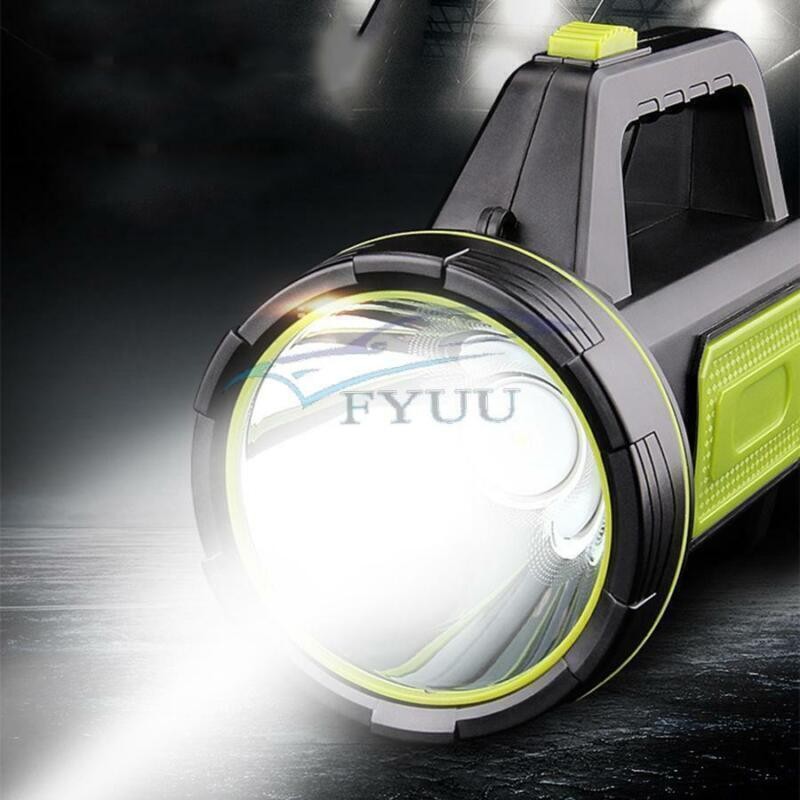 Rechargeable Handheld LED Flashlight Outdoor Super Bright Spotlight Flashlight