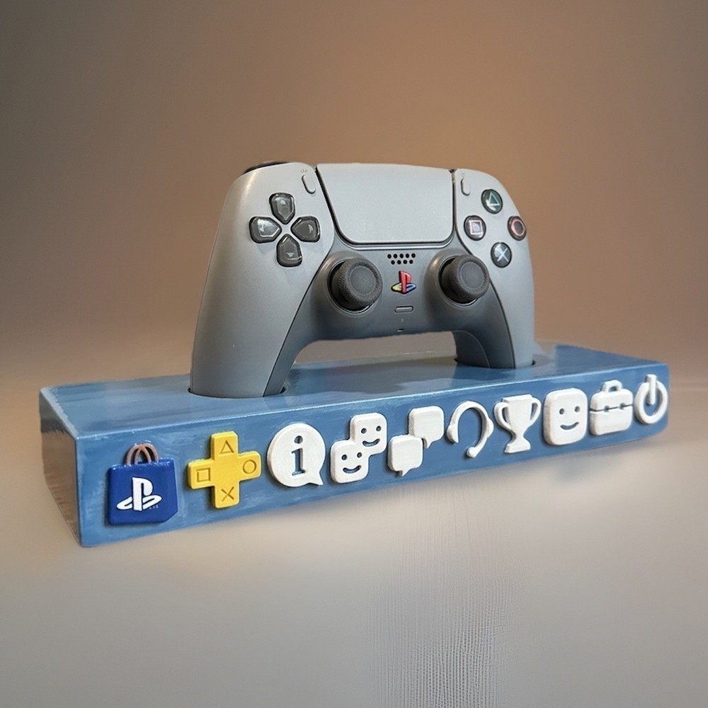 Dualsense Controller Stand, “PS4 Icons” EDITION - PS5 Controller Display Holder
