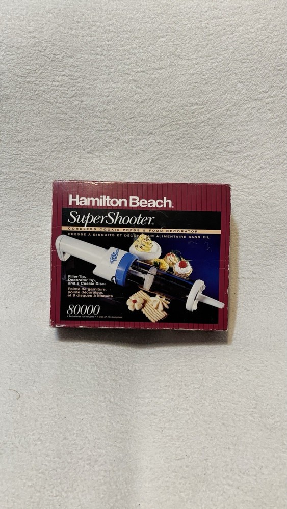 Hamilton Beach The Super Shooter Replacement Cookie Press - White