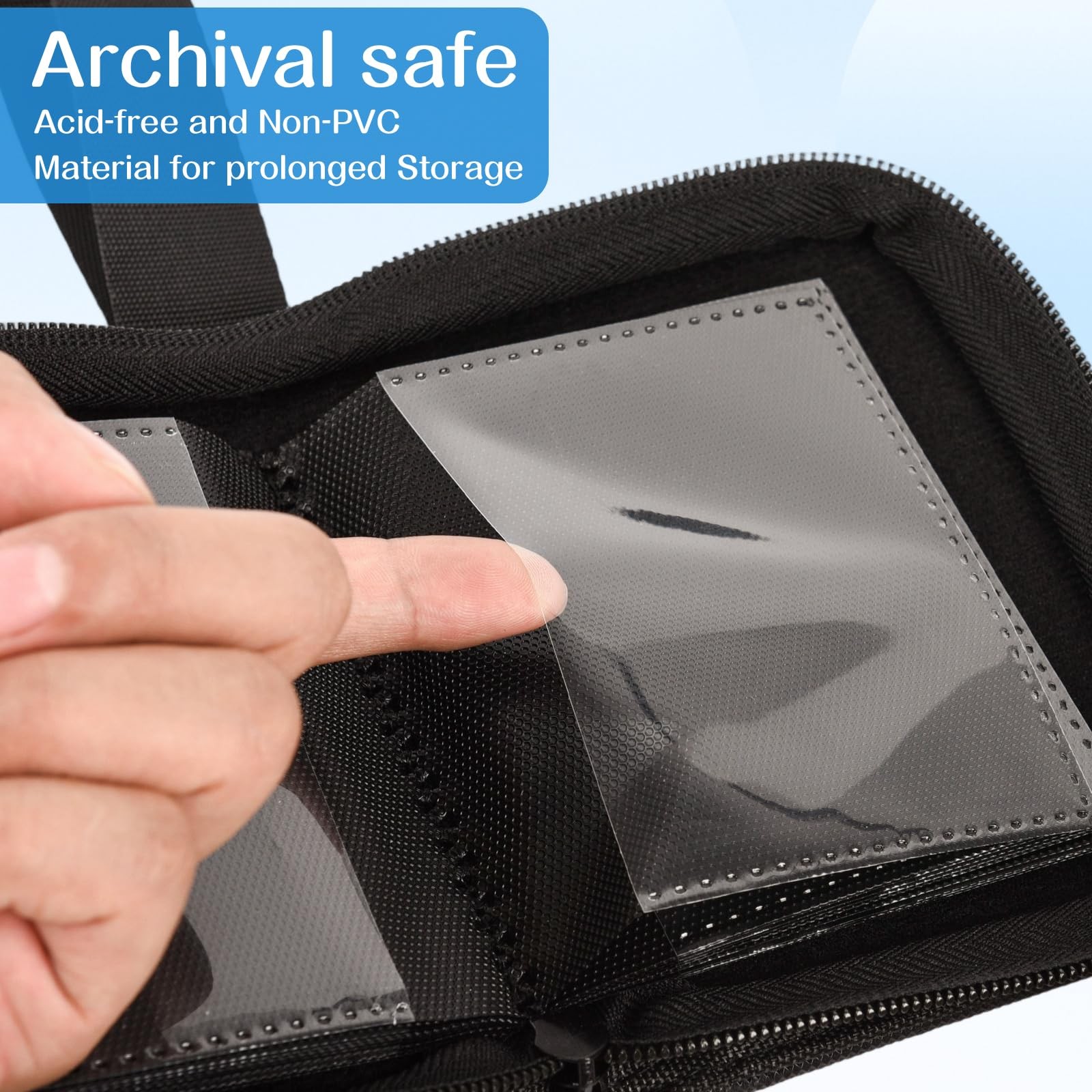 1 Pocket Card Binder – Collectible Trading Card Album, Single Card Holder wit...