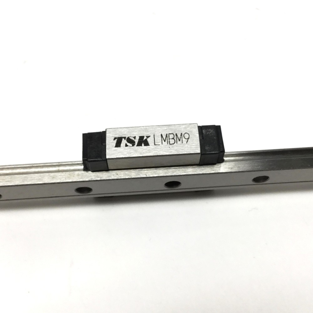 TSK LMBM9 Mini Runner Block Linear Ball Bearing Carriage on 200mm Guide Rail
