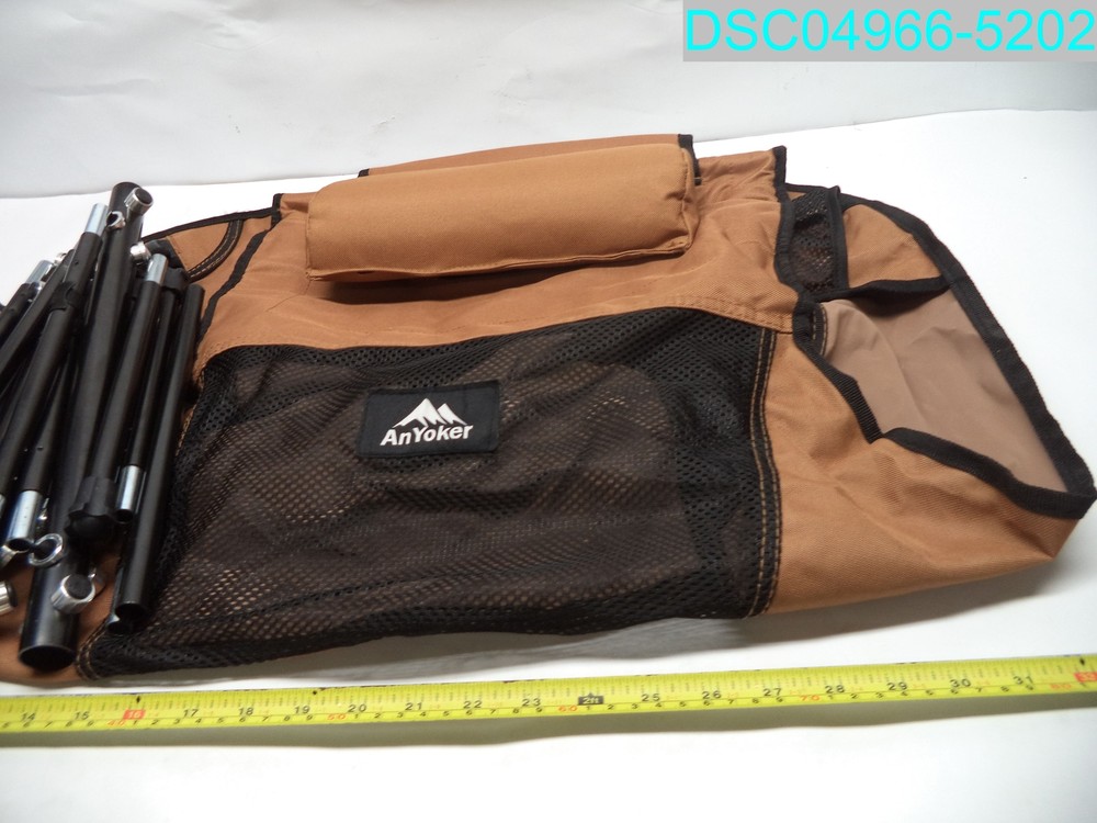 AnYoker Coffee Compact Backpacking Portable Folding Chair