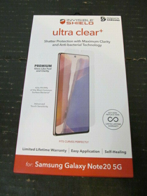 Zagg Invisible Shield Ultra Clear + Screen Protector Samsung Galaxy Note20 5G