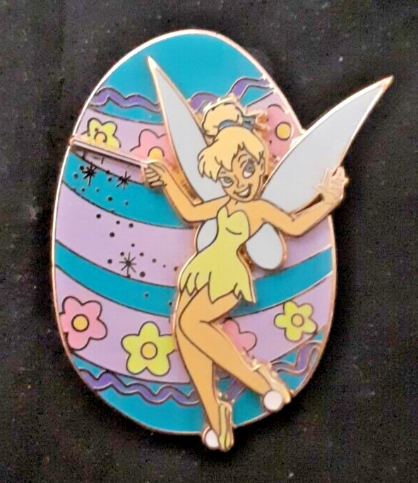 Disney Tinker Bell Pixie Dusted Easter Egg 2006 3D Pin~Pin # 45607~EUC!