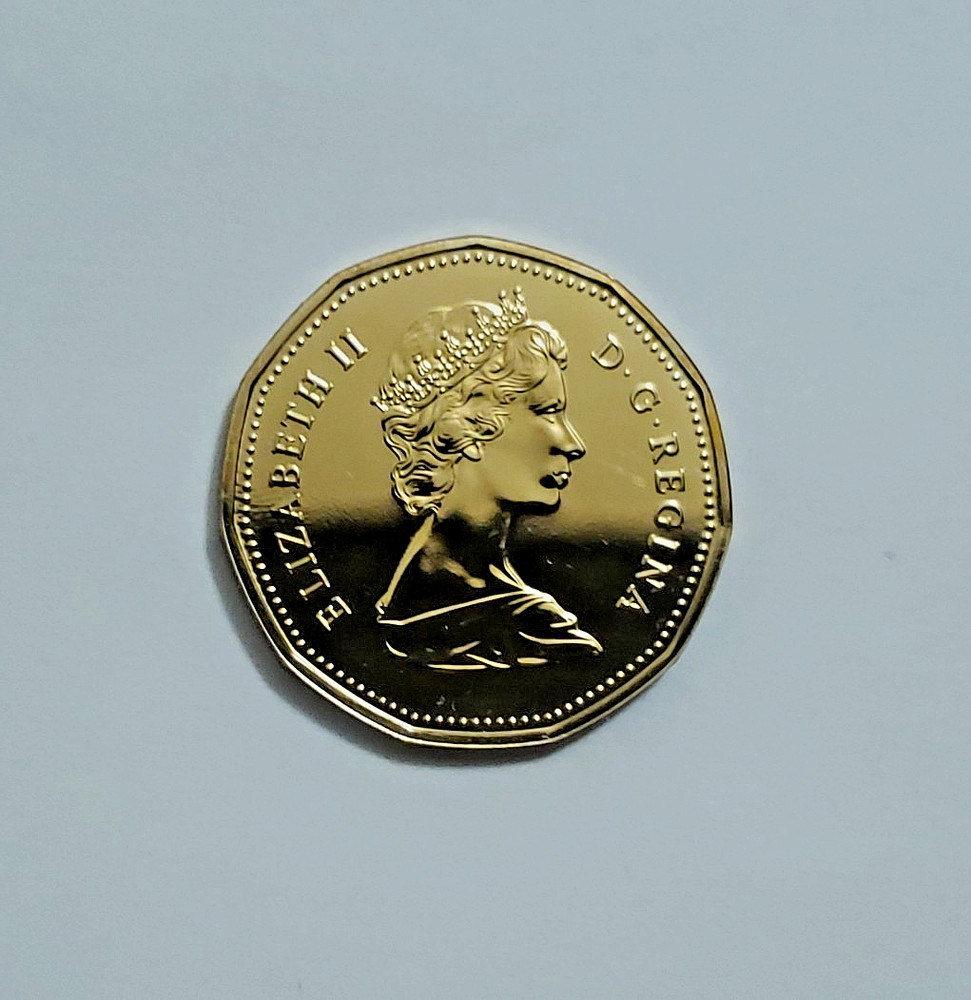1989 Uncirculated Proof Loon Dollar