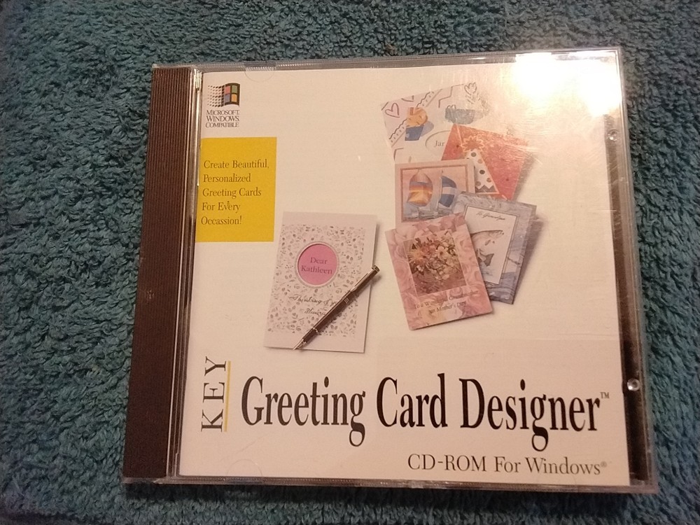 Key Greeting Card Designer CD-ROM  for Windows