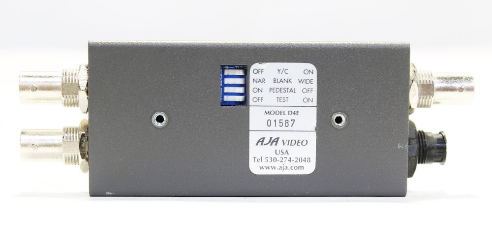 AJA Video Model D4E Serial-Digital to Analog Video Encoder Converter ONLY