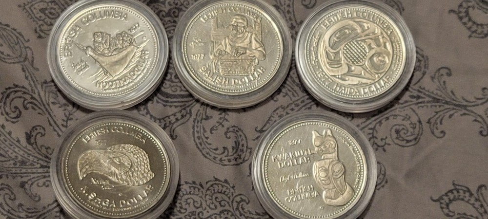 1st SET 1977 COMMEMORATIVE DOLLARS (mint)