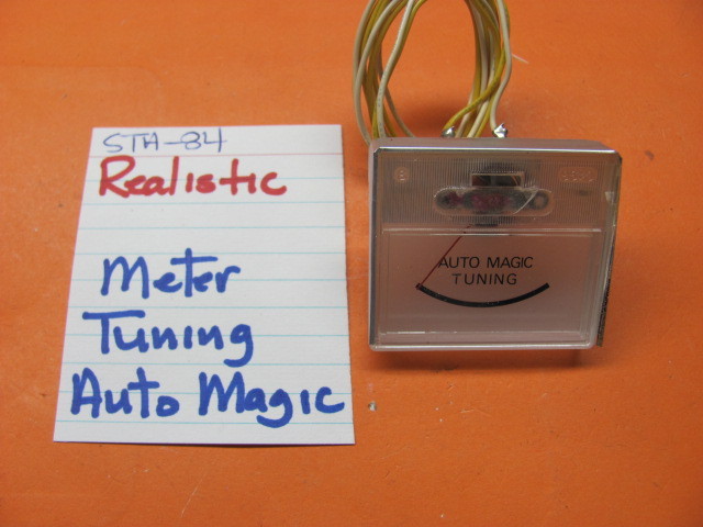 📈REALISTIC STA-84 STEREO RECEIVER  METER TUNING AUTO MAGIC