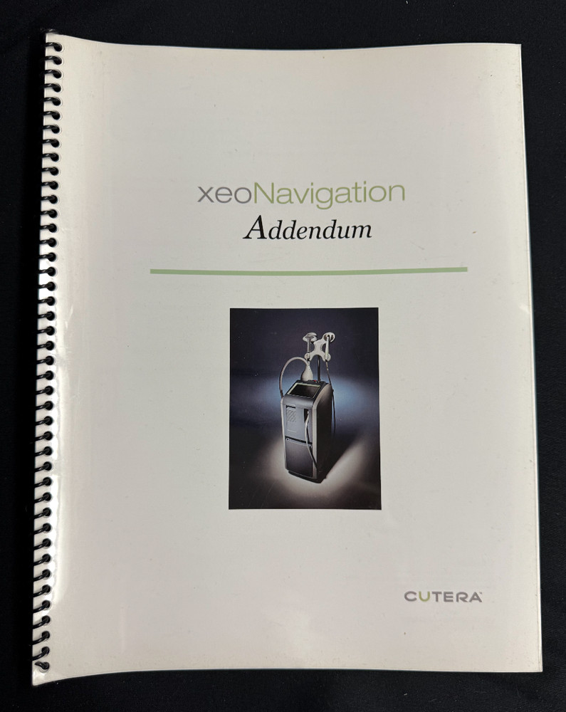 Cutera xeoNavigation Addendum