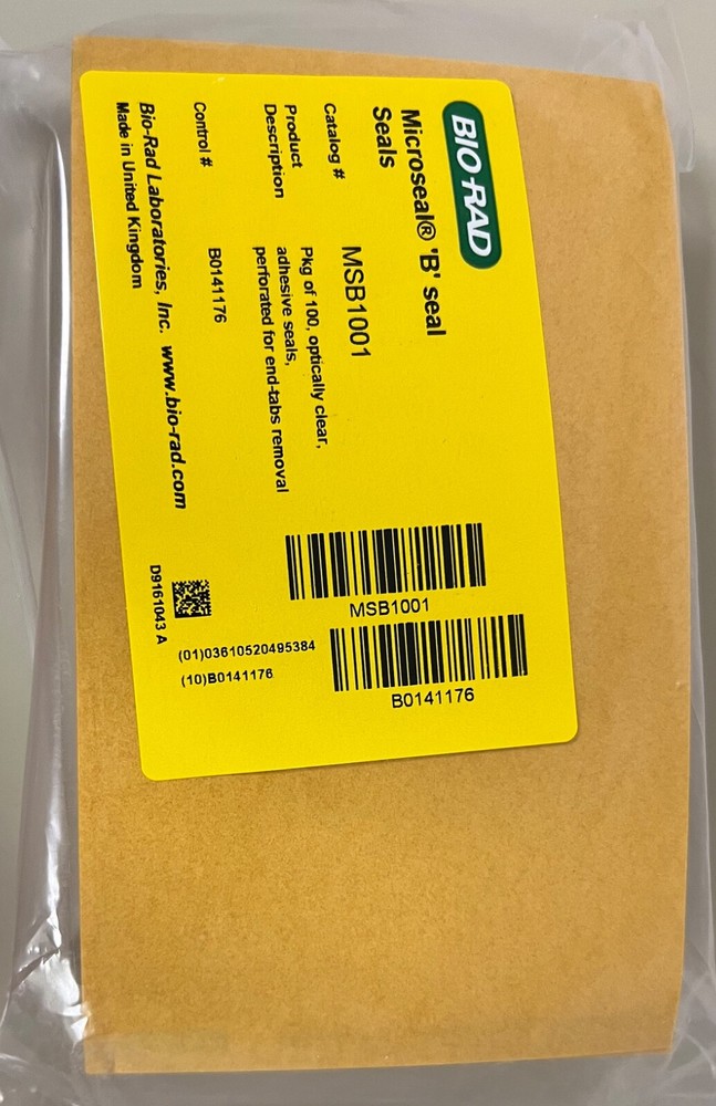 MICROSEAL B ADHES SEAL 100/PK
