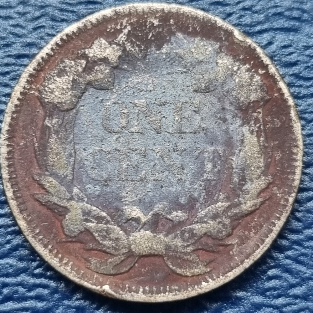 1857 Flying Eagle Cent 1c Circulated Details #72909