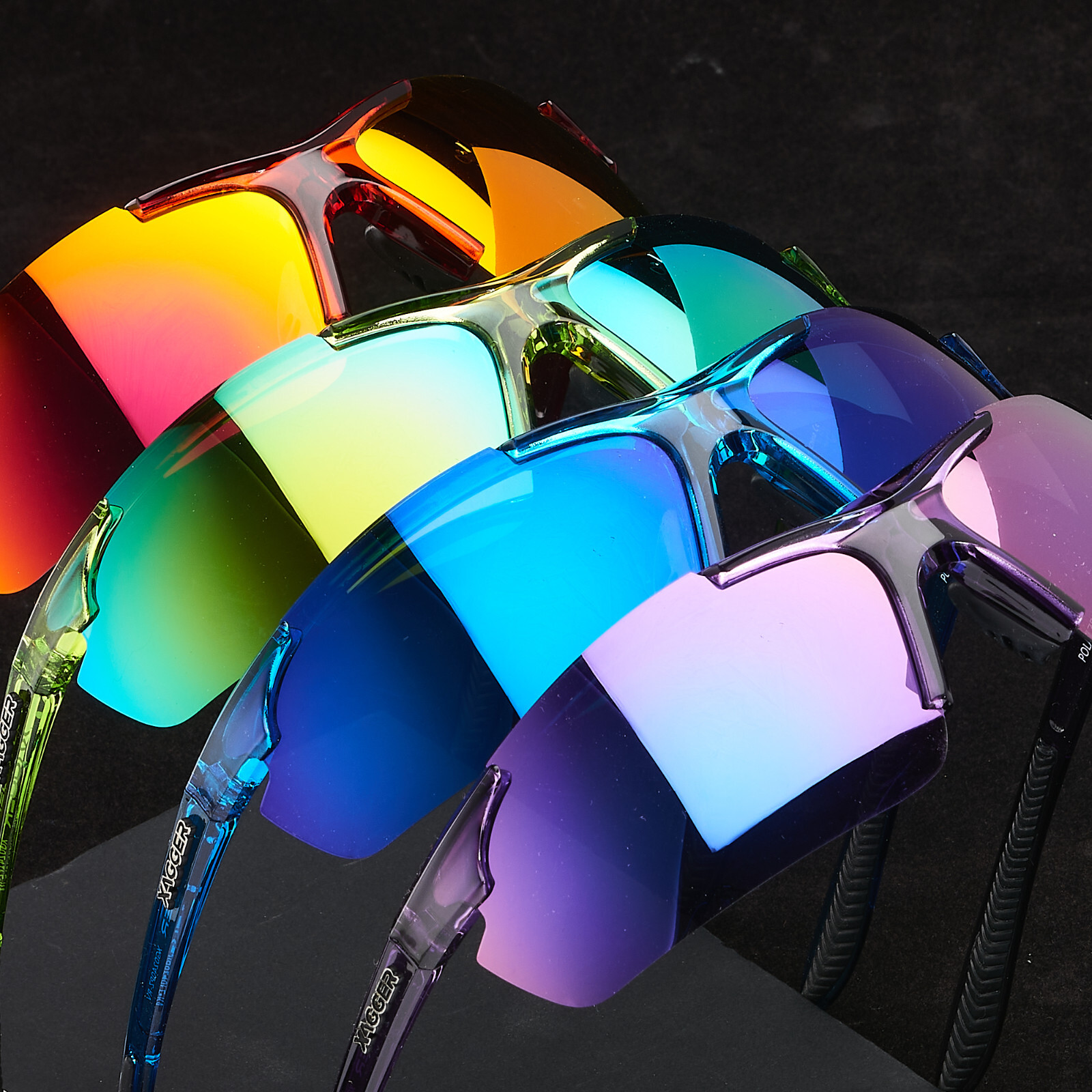 Xagger Polarized Wrap Around Men's Women's Baseball Softball Sport Sunglasses