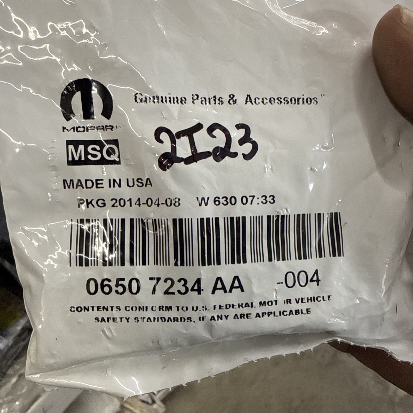 Genuine Dodge Charger 2006-2023 Mopar 6507234AA Front Brake Caliper Carrier Bolt
