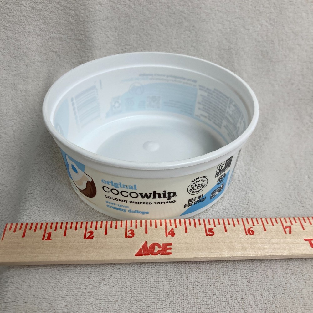 Empty Cocowhip Plastic Containers 9oz-Craft Storage- 10