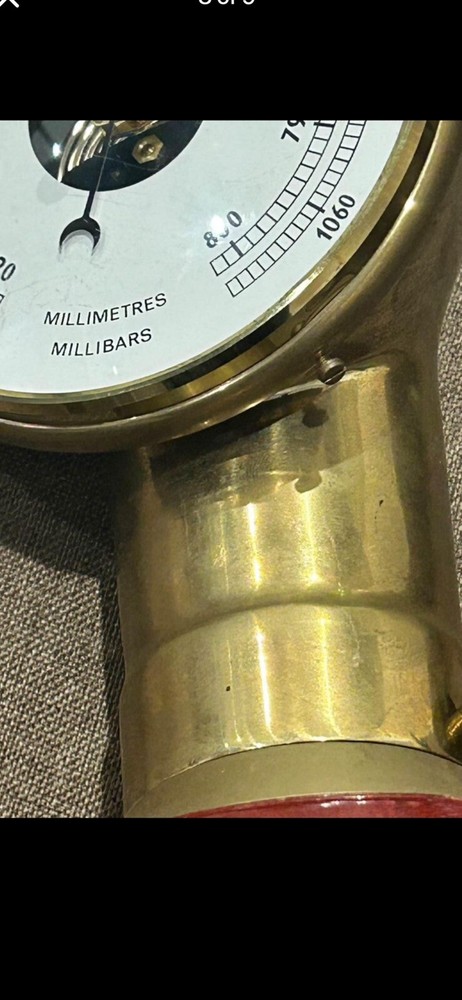 Brass Barometer