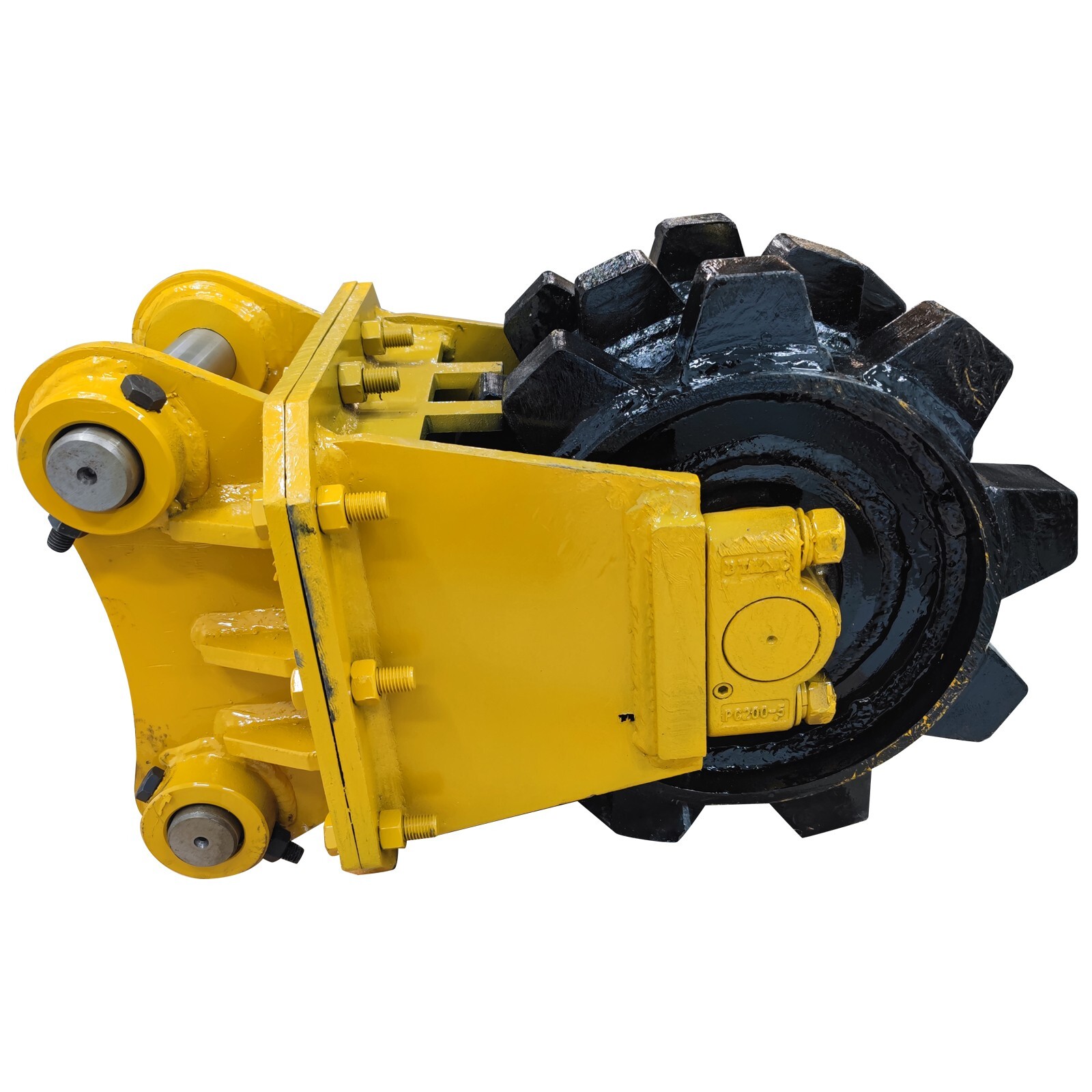 Small Excavator Attachment Compaction Wheel Trench Compaction Auxiliary Tool