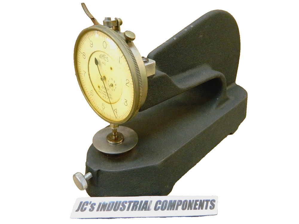 AMES Comparator Stand with .0001 Indicator 421  6-3/4" Deep Throat