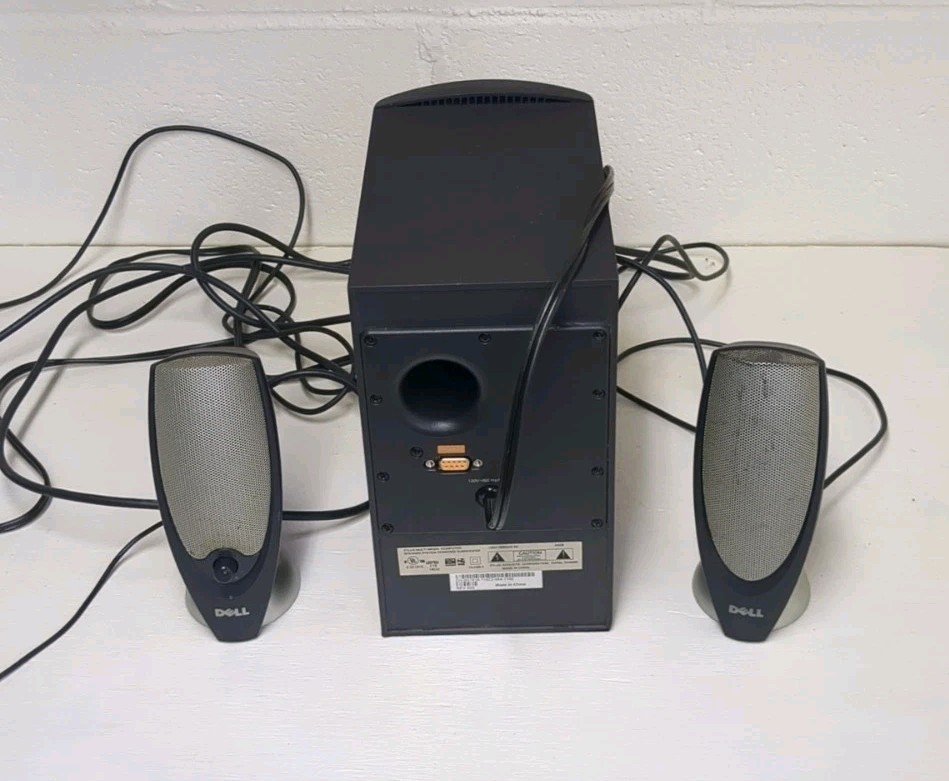 Dell A425 Zylux Multimedia Computer Speaker System with Powered Subwoofer