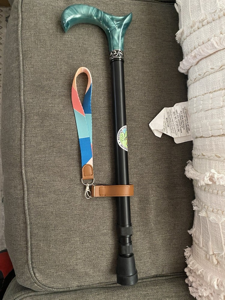 Asterom Walking Cane - Handmade, Ergonomic, 32 Inch