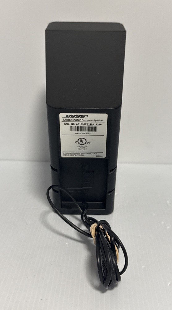 BOSE MediaMate PC Computer Speaker With AC Power Adapter/Read