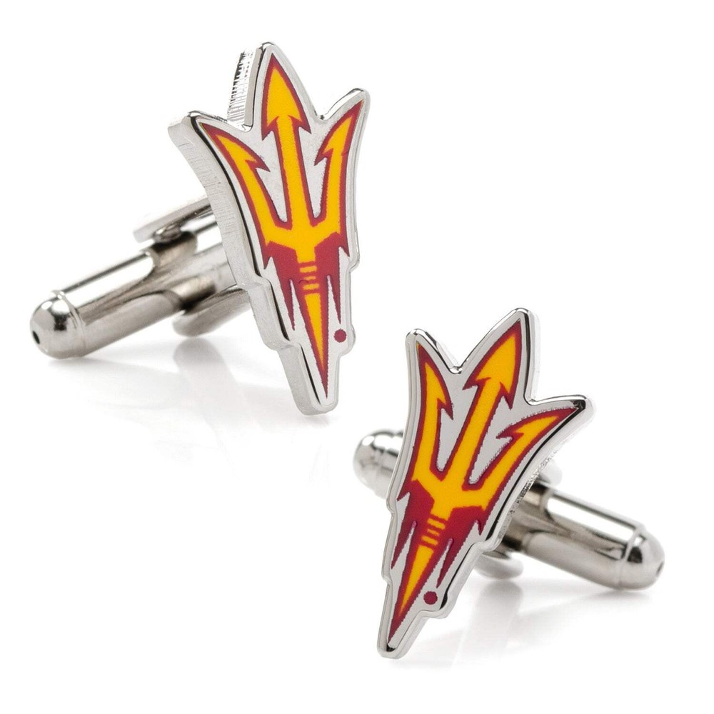 NCAA Arizona State University Sun Devils Pitchfork Cufflinks