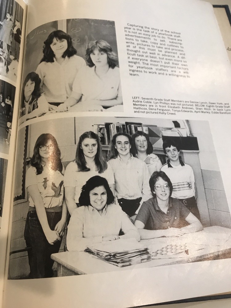 1982 Liberty Scool Yearbook Scrapper
