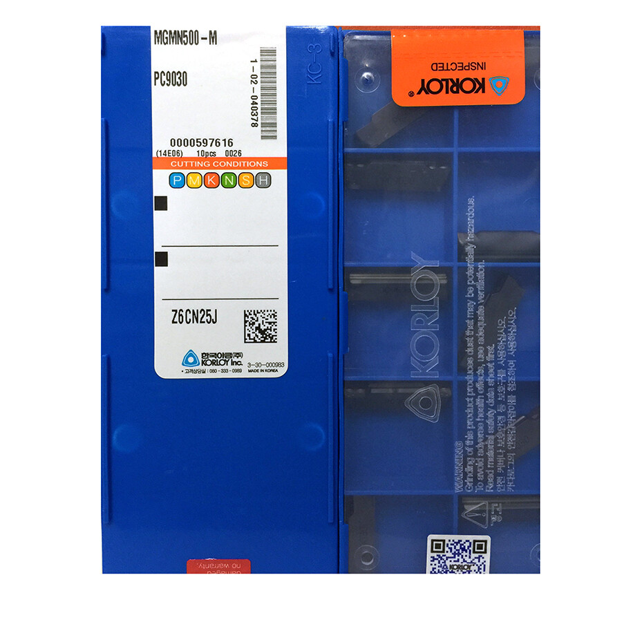 KORLOY MGMN500-M PC9030 Carbide Inserts CNC TOOL