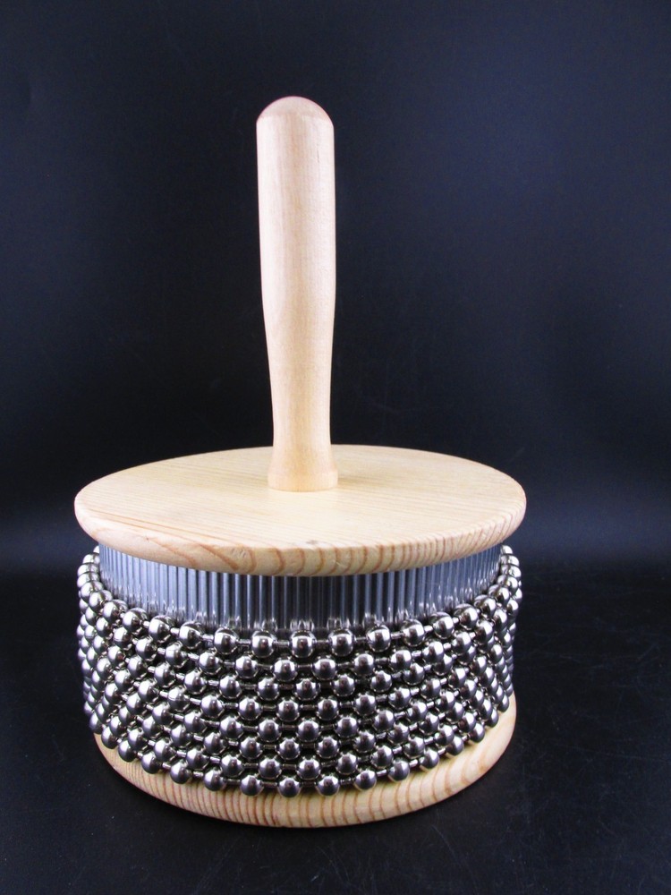 Wooden Cabasa Percussion Instrument