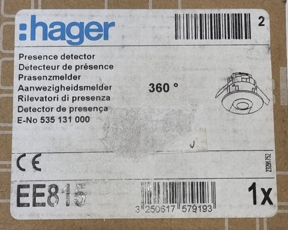HAGER EE815 Presence Detector