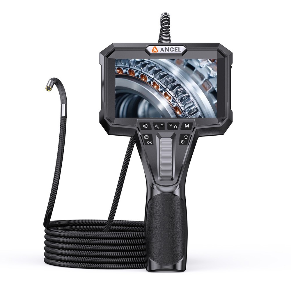 210° Two Ways Articulating Borescope Endoscope HD Camera 6 LED Adjustable Lights