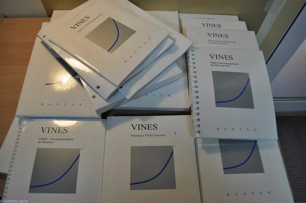 Banyan Vines, Computer Network Operating System Vers. 5.5, COMPLETE SET, NEW !