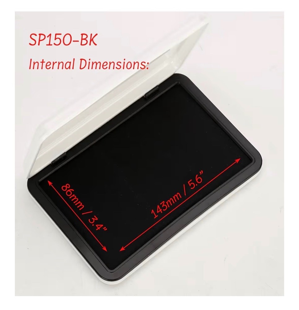 Lelement stamp pad black ink