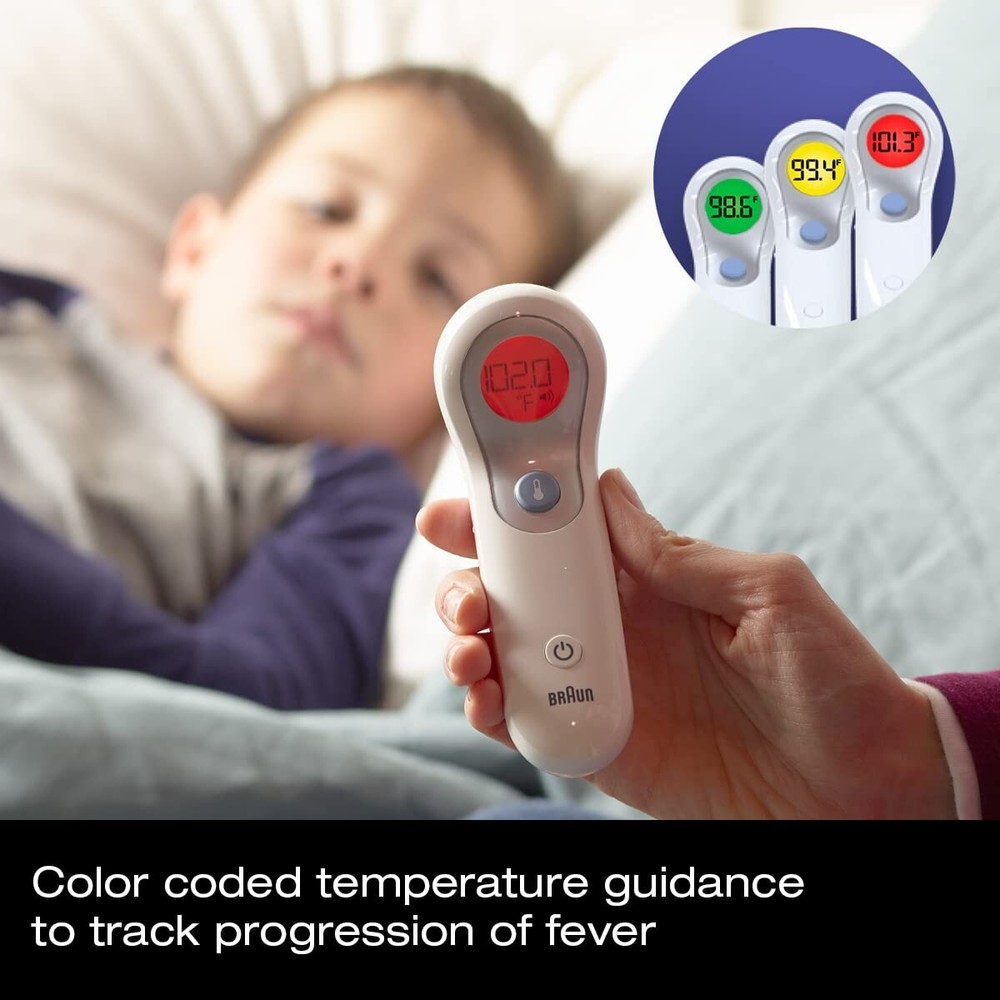 Braun BNT300EE No Touch Plus Forehead Digital Thermometer - TORN OR OPEN BOX